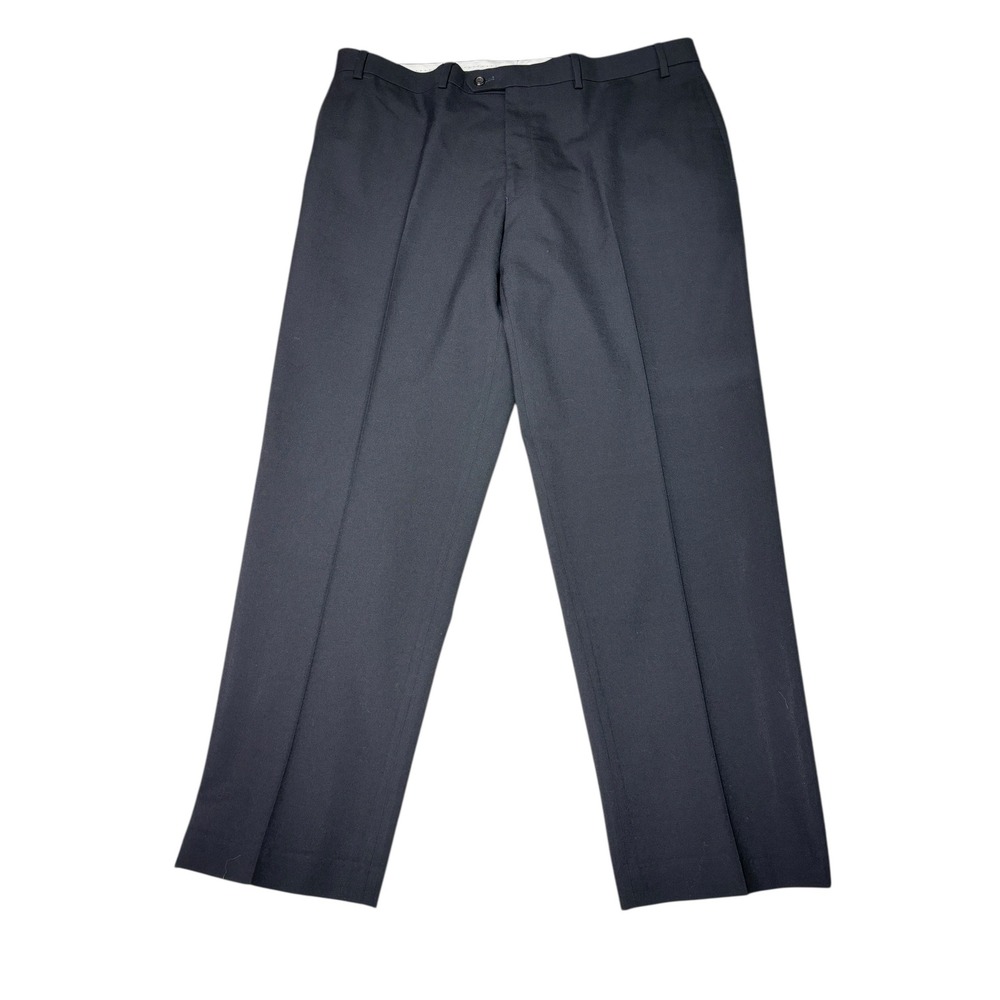 Ralph Lauren Men's Black‎ Wool Dress Pants Size 38W 30L Tailored Fit